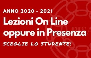 lezioni online o in presenza